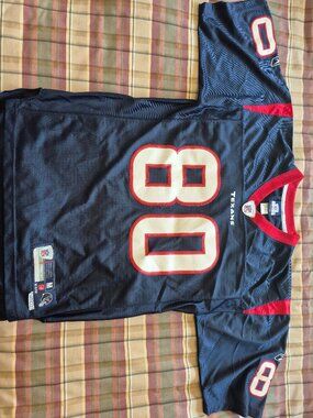 Authentic Reebok Houston Texans NFL Jersey Andre Johnson Blue Medium Stitched